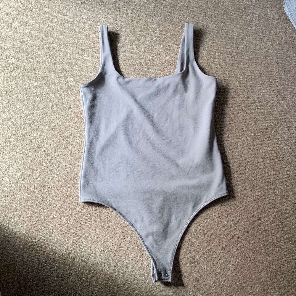 Abercrombie & Fitch Taupe Bodysuit Size M